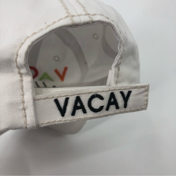 KBETHOS Embroidered Vacy All Day White Distressed Baseball Cap - Picture 5 of 14